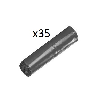 Bolsas De Basura 85X105Cm Negra 100L (Caja De 35 Rollos) 700 Bolsas