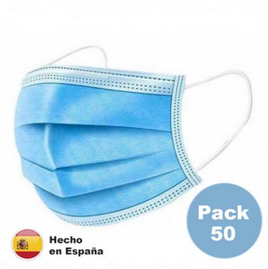 Mascarilla Higiénica 3 Capas.
