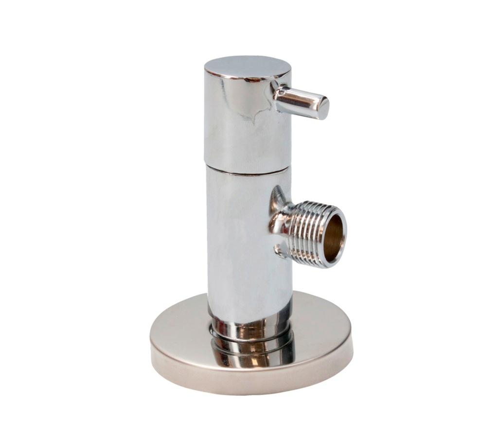 VÁLVULA ESCUADRA - VALVULA-ESC-MET-ELEGANCE-1/2-3/8-L88MM