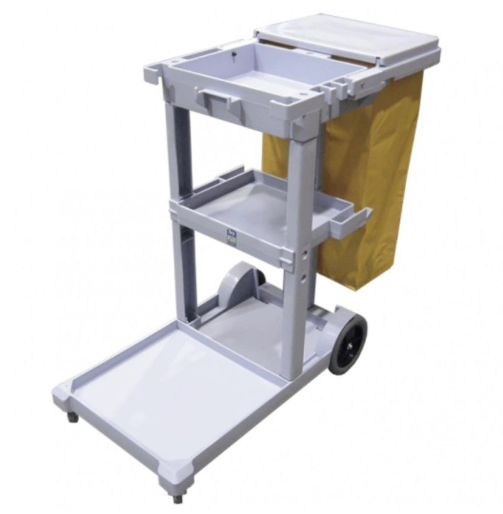 Carro limpieza profesional con Tapa CARLIMP 2000 (color gris)