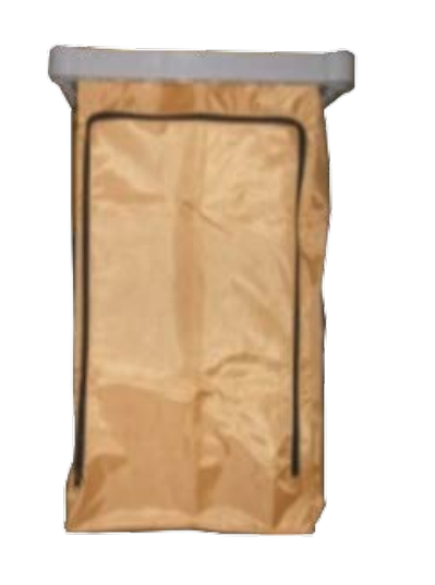 Saco Amarillo Cremallera Para Carro Limpieza