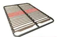SOMIER MULTILAMINAS + 5 PATAS - 150X190 CM
