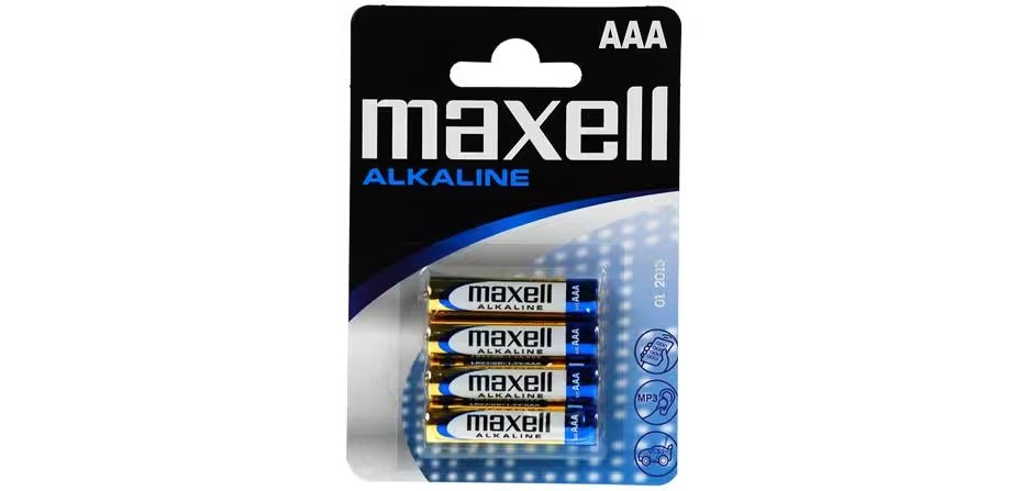 PILAS LR03 AAA MAXELL - BLISTER DE 4 PILAS 