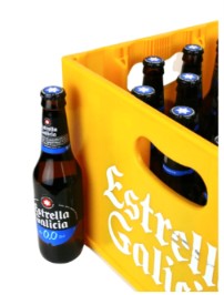 CERVEZA ESTRELLA GALICIA 0,0% RETORNABLE 33CL 24B