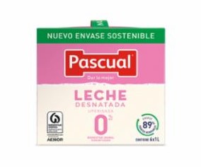 Leche Pascual Desnatada 1L