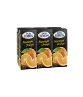 ZUMO NARANJA D.SIMÓN BRICK 20 CL X 30 UNID.